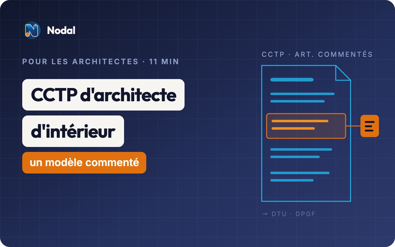 CCTP d'architecte d'intérieur : un modèle commenté pour la rénovation